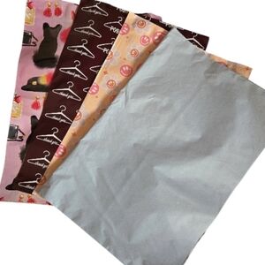 Poly Mailers(15) 10x13. 3 Patterns & 1 Plain NWT